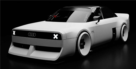 奥迪GT50概念车复古设计致敬五缸发动机传奇