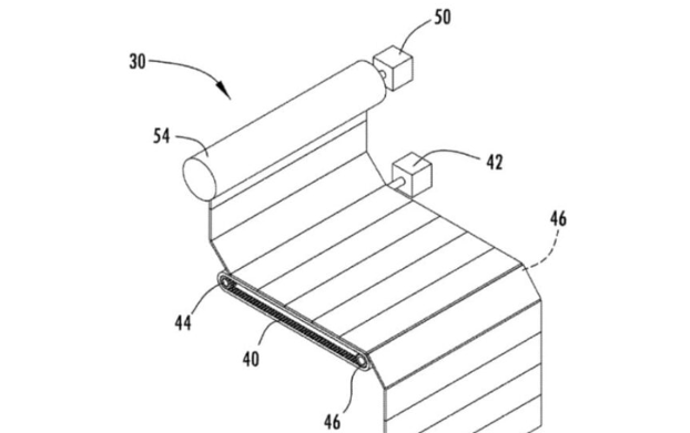 福特申请可卷曲乘客显示系统专利 屏幕如窗帘般收纳