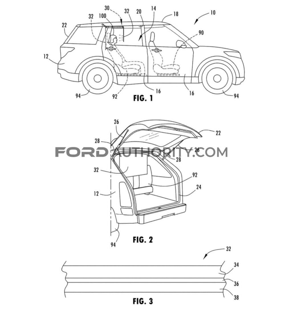 福特汽车申请乘客显示系统专利