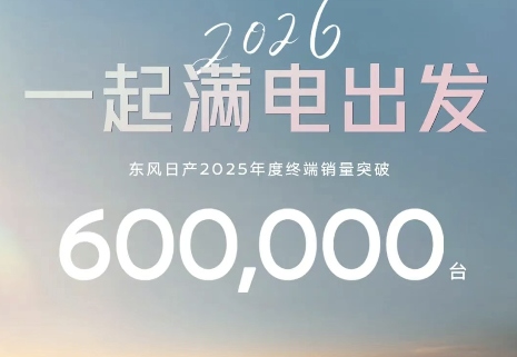 东风日产全年销量达60万辆，市场表现稳定