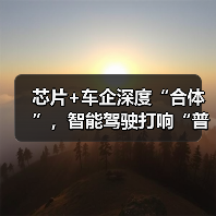 芯片+车企深度“合体”,智能驾驶打响“普及战”(图4) 芯片+车企深度“合体”,智能驾驶打响“普及战”(图4)