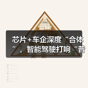 芯片+车企深度“合体”,智能驾驶打响“普及战”(图1) 芯片+车企深度“合体”,智能驾驶打响“普及战”(图1)