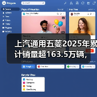 上汽通用五菱2025年累计销量超163.5万辆,新能源年销首超百万(图1) 上汽通用五菱2025年累计销量超163.5万辆,新能源年销首超百万(图1)