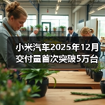 小米汽车2025年12月交付量首次突破5万台（图1）