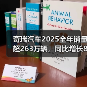 奇瑞汽车2025全年销量超263万辆,同比增长8%(图3) 奇瑞汽车2025全年销量超263万辆,同比增长8%(图3)