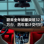 蔚来全年销量突破32.6万台,历年累计交付约100万台(图4) 蔚来全年销量突破32.6万台,历年累计交付约100万台(图4)