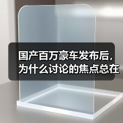 国产百万豪车发布后,为什么讨论的焦点总在别处?(图4) 国产百万豪车发布后,为什么讨论的焦点总在别处?(图4)