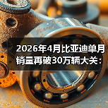 2026年4月比亚迪单月销量再破30万辆大关:这次谁在焦虑?(图1) 2026年4月比亚迪单月销量再破30万辆大关:这次谁在焦虑?(图1)