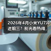 2026年4月小米YU7冲进前三?别光看热闹,这背后水很深(图2) 2026年4月小米YU7冲进前三?别光看热闹,这背后水很深(图2)