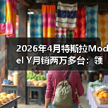 2026年4月特斯拉Model Y月销两万多台：领头羊的成色与隐忧（图2）