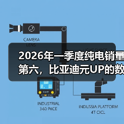 2026年一季度纯电销量第六，比亚迪元UP的数字到底意味着什么（图2）