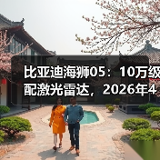 比亚迪海狮05:10万级配激光雷达,2026年4月值不值?(图3) 比亚迪海狮05:10万级配激光雷达,2026年4月值不值?(图3)