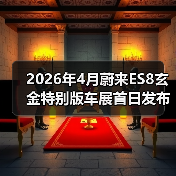 2026年4月蔚来ES8玄金特别版车展首日发布:三招看穿它是真香还是噱头(图1) 2026年4月蔚来ES8玄金特别版车展首日发布:三招看穿它是真香还是噱头(图1)