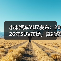 小米YU7真能比Model Y强？别光看参数！-玄熵车苑