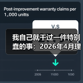 我自己就干过一件特别蠢的事：2026年4月理想i6月销1.6万辆奶爸车首选（图4）