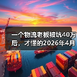 一个物流老板被坑40万后，才懂的2026年4月加拿大对华卡车启动双反调查（图1）