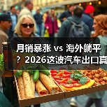 月销暴涨 vs 海外躺平？2026这波汽车出口真相有点刺痛（图3）