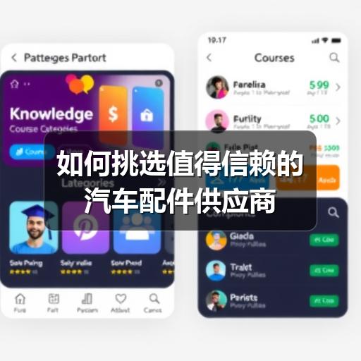 如何挑选值得信赖的汽车配件供应商