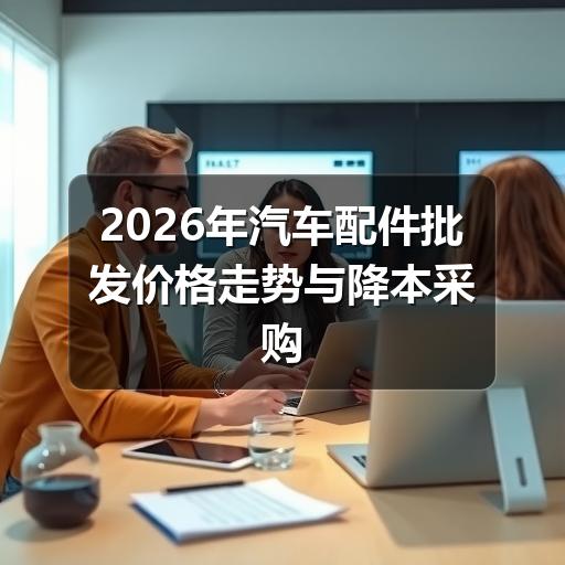 2026年汽车配件批发价格走势与降本采购实战指南