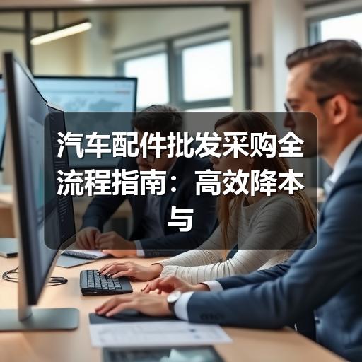 汽车配件批发采购全流程指南:高效降本与供应链优化策略