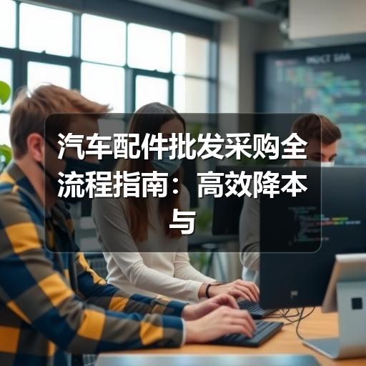 汽车配件批发采购全流程指南:高效降本与供应链优化策略