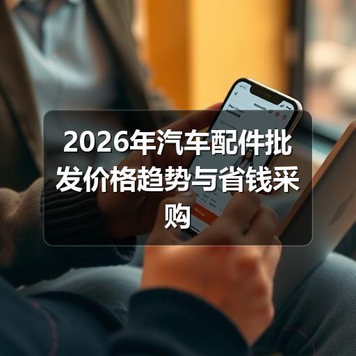 2026年汽车配件批发价格趋势与省钱采购指南
