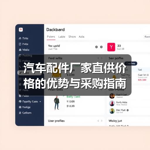 汽车配件厂家直供价格的优势与采购指南