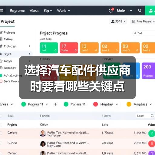 选择汽车配件供应商时要看哪些关键点