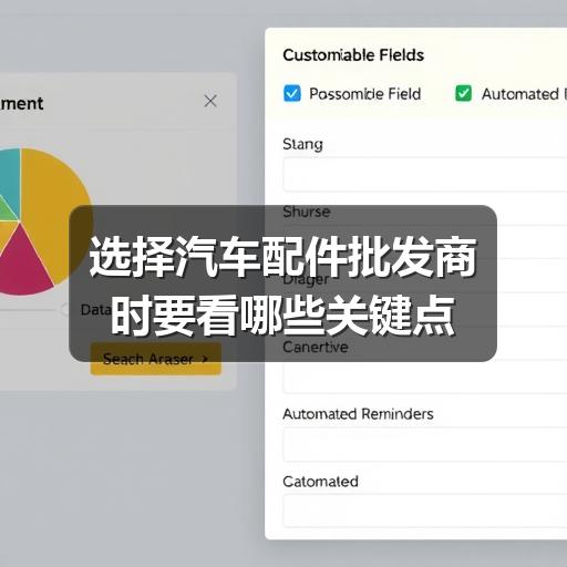 选择汽车配件批发商时要看哪些关键点