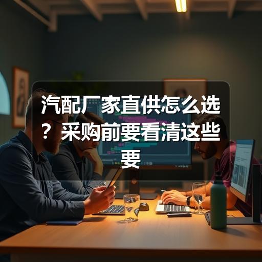汽配厂家直供怎么选？采购前要看清这些要点