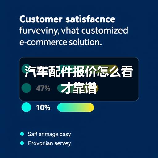 汽车配件报价怎么看才靠谱