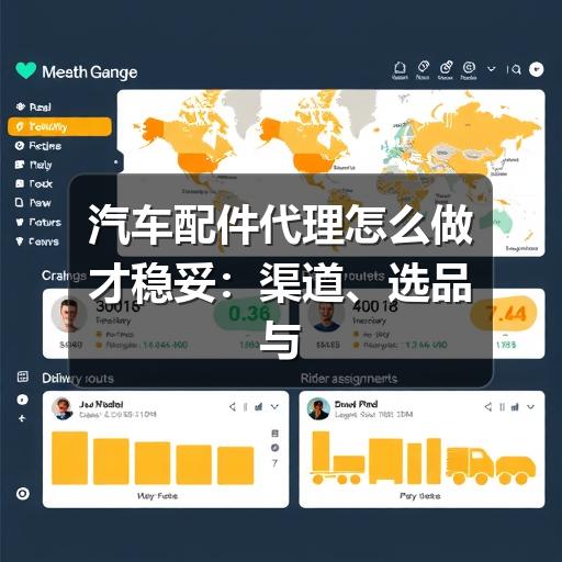 汽车配件代理怎么做才稳妥:渠道、选品与合作要点