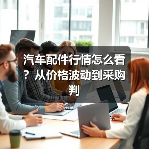 汽车配件行情怎么看?从价格波动到采购判断的实用指南