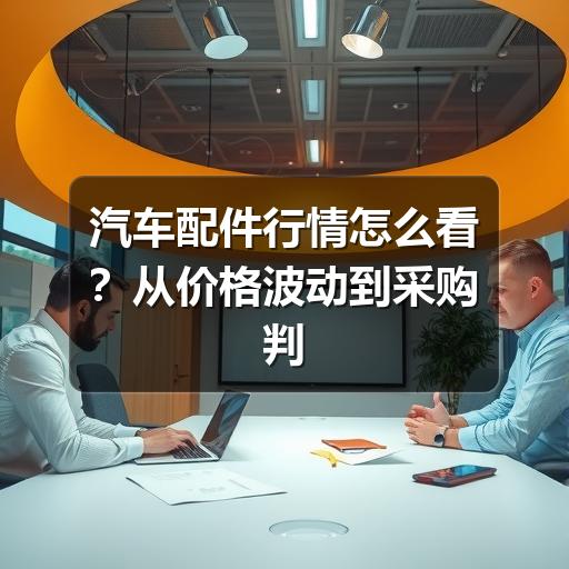 汽车配件行情怎么看?从价格波动到采购判断的实用指南