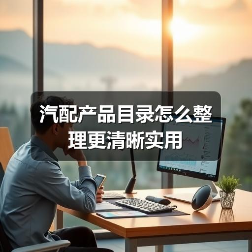 汽配产品目录怎么整理更清晰实用