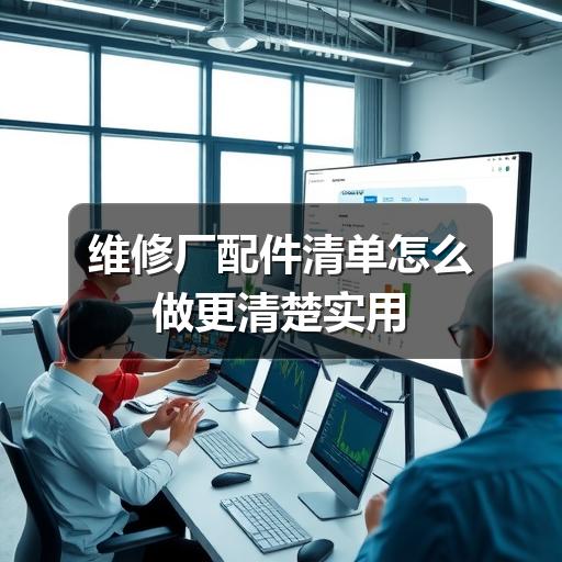 维修厂配件清单怎么做更清楚实用