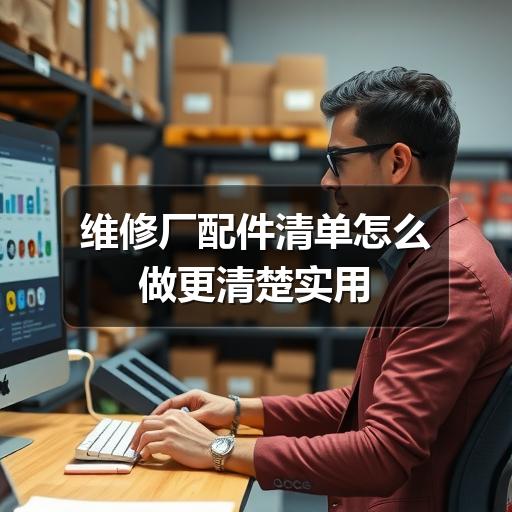 维修厂配件清单怎么做更清楚实用